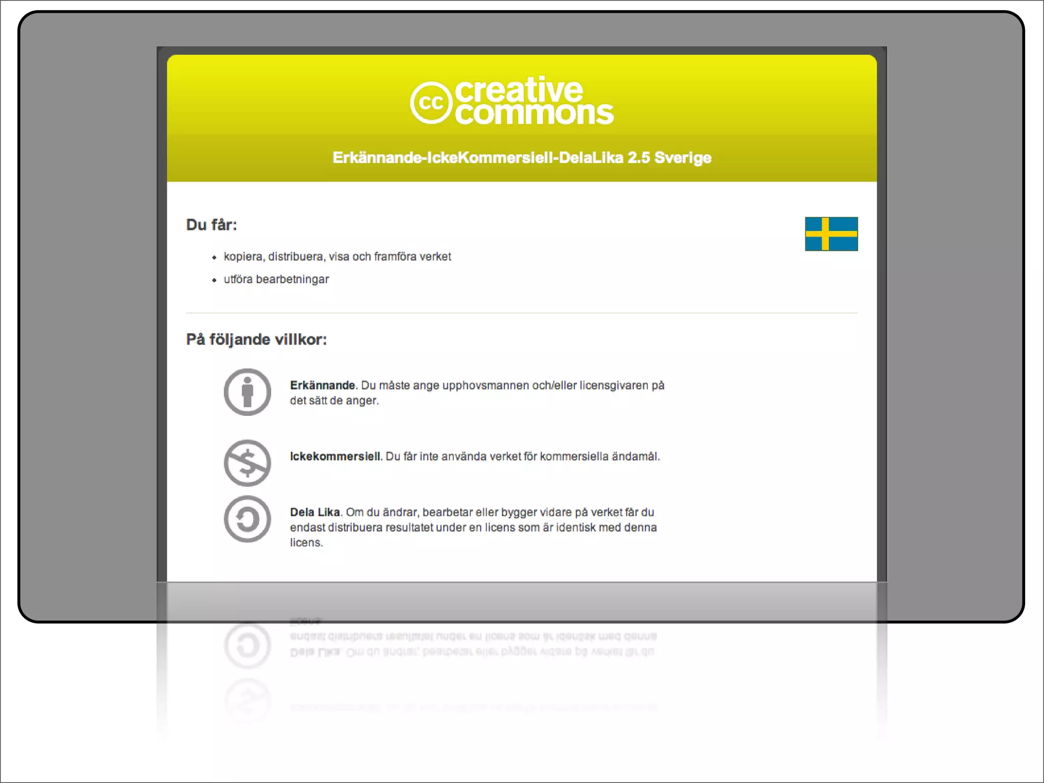 Creative Commons Presentation for the July 11, 2007 Yahoo! Creative Talk (PDF format)