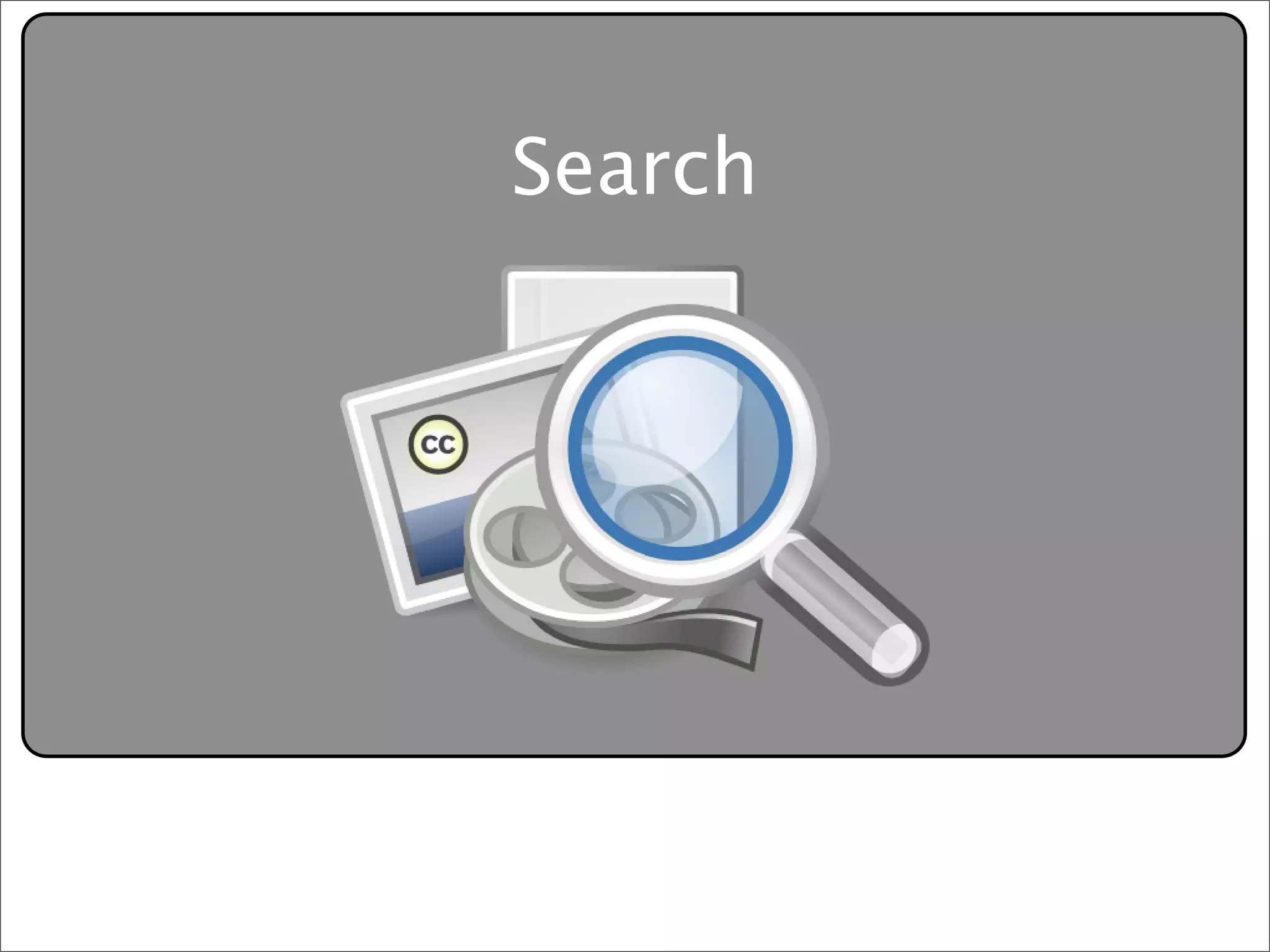 Creative Commons Presentation for the July 11, 2007 Yahoo! Creative Talk (PDF format)