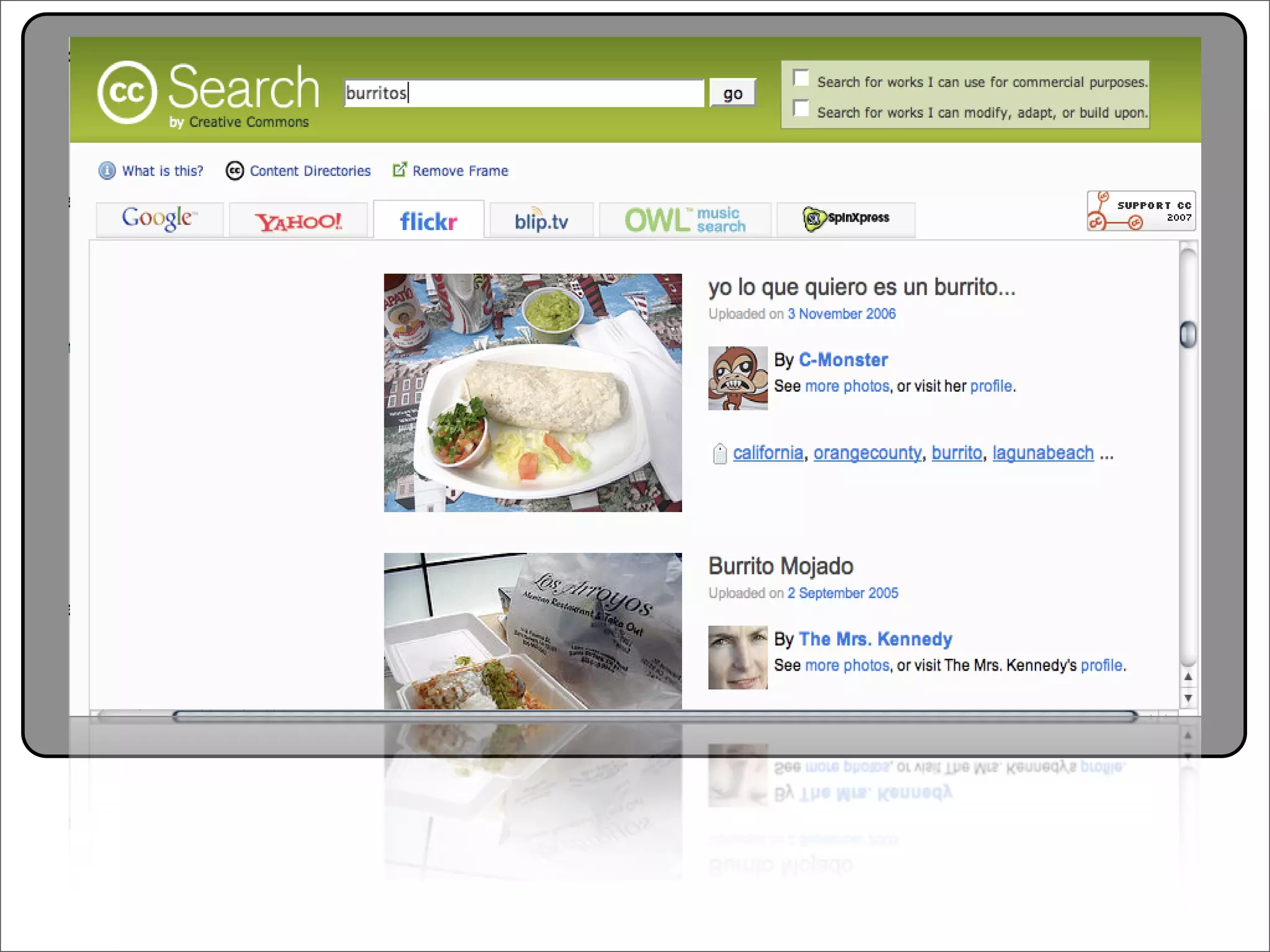 Creative Commons Presentation for the July 11, 2007 Yahoo! Creative Talk (PDF format)
