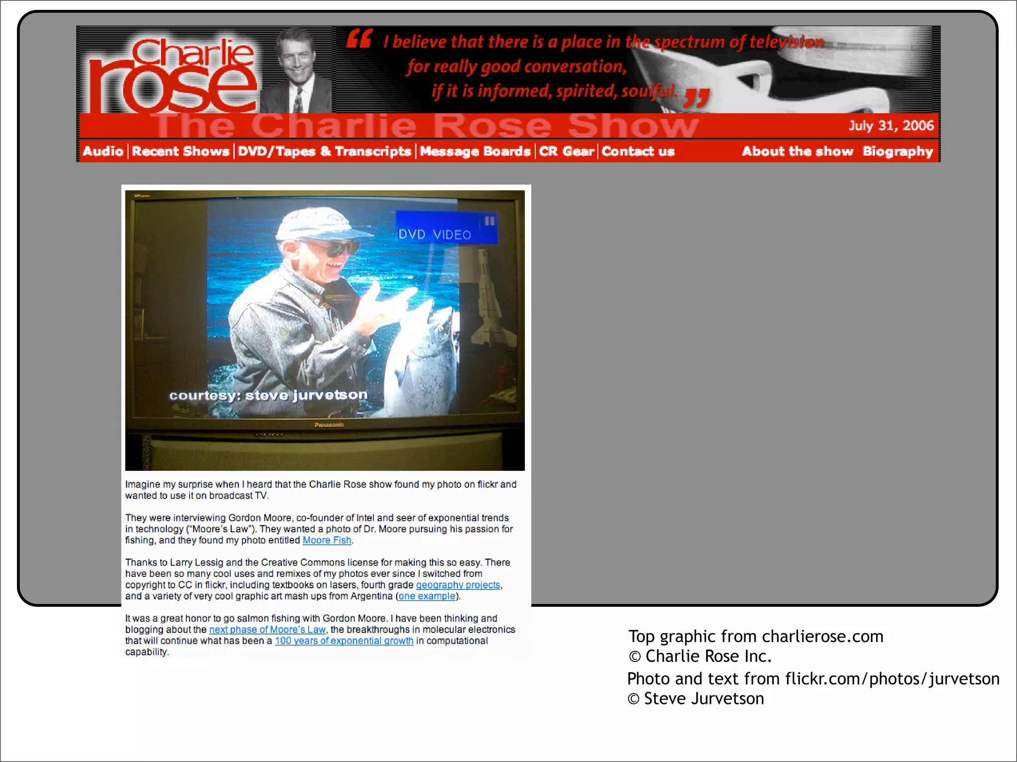 Creative Commons Presentation for the July 11, 2007 Yahoo! Creative Talk (PDF format)