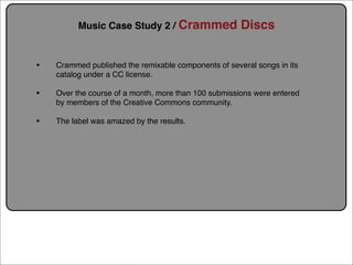 Creative Commons Presentation for the July 11, 2007 Yahoo! Creative Talk (PDF format)