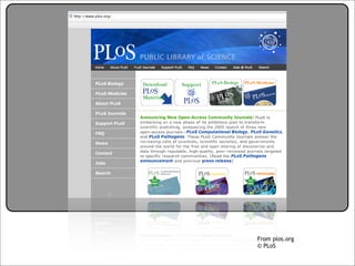 Creative Commons Presentation for the July 11, 2007 Yahoo! Creative Talk (PDF format)