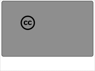 Creative Commons Presentation for the July 11, 2007 Yahoo! Creative Talk (PDF format)