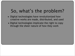 Creative Commons Presentation for the July 11, 2007 Yahoo! Creative Talk (PDF format)