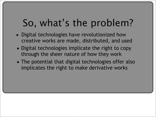 Creative Commons Presentation for the July 11, 2007 Yahoo! Creative Talk (PDF format)