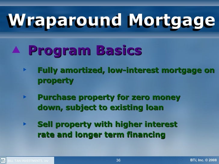Buy A Property Subject To The Existing Mortgage Buy A Property Subject To The Existing Mortgage