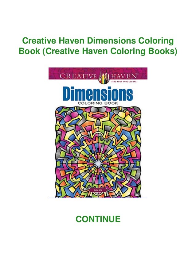 Download Pdf Creative Haven Dimensions Coloring Book Creative Haven Colorin