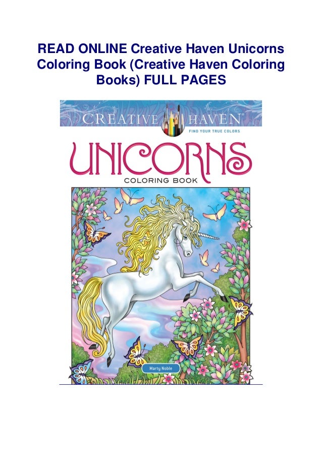 Creative Haven Unicorns Coloring Book (Creative Haven Coloring