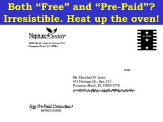 Both “Free” and “Pre-Paid”?
Irresistible. Heat up the oven!
 