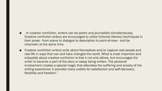 Creative-Nonfiction-Demystified.pptxhhhh | PPTX