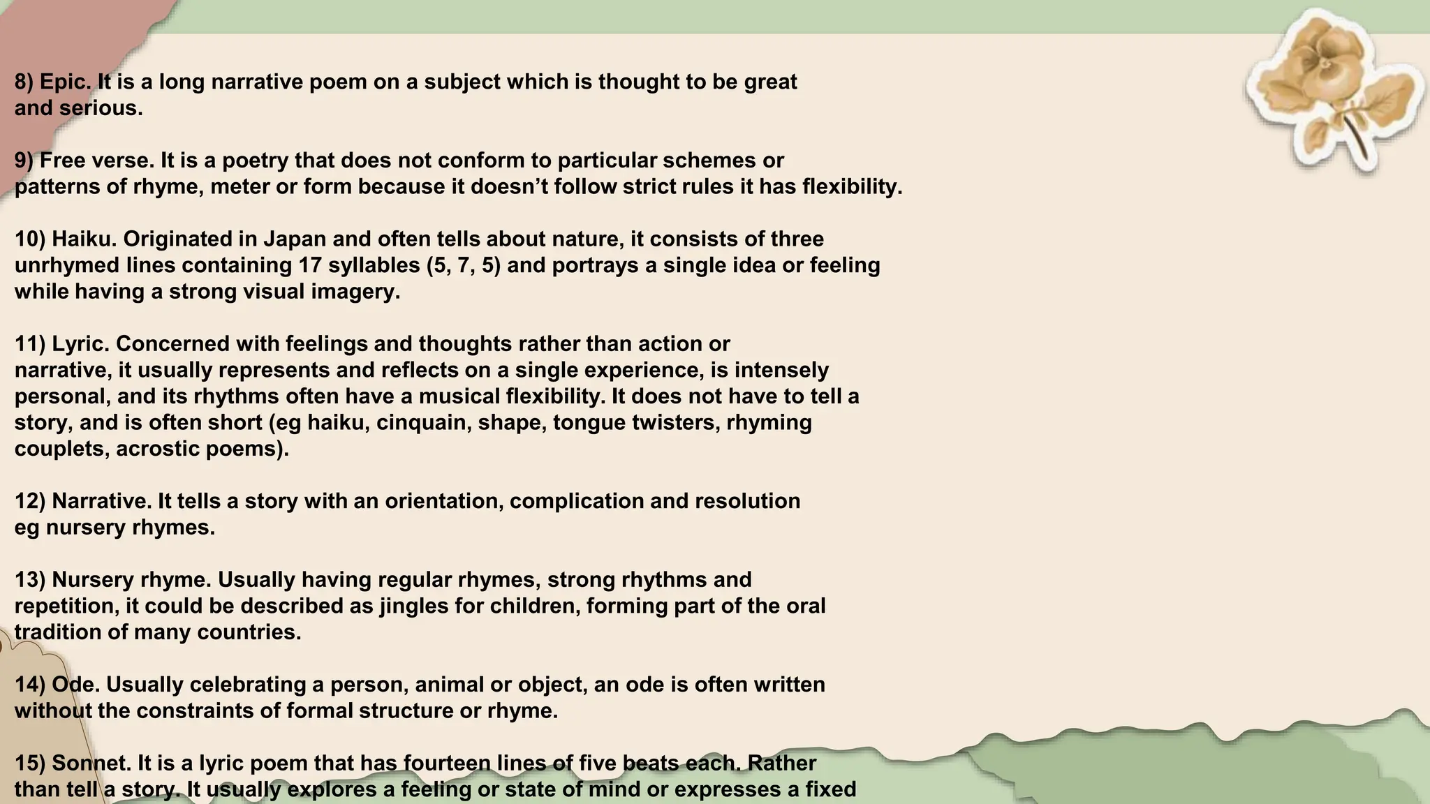 CREATIVE NONFICTION Module 1- Literary Genres.pptx