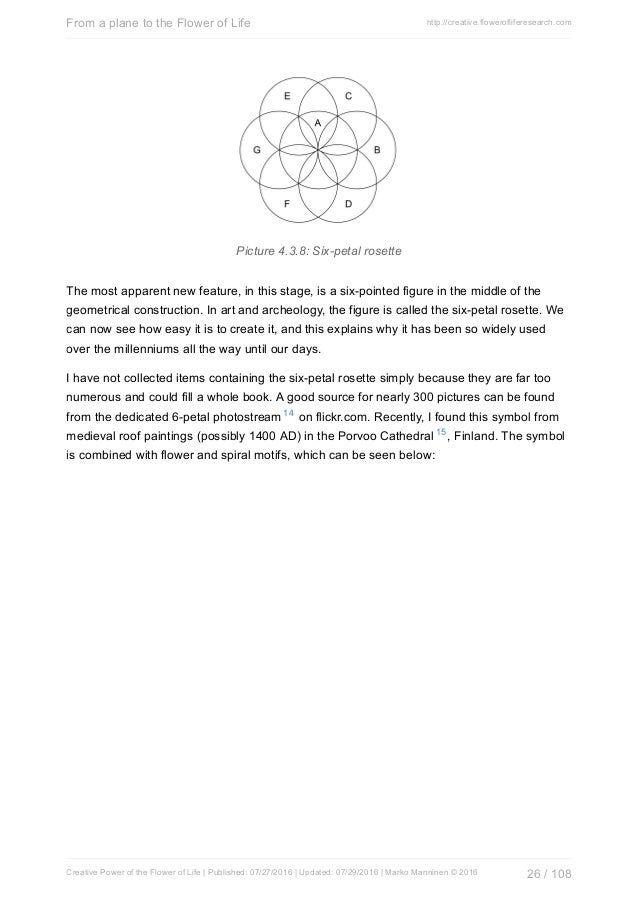 creative power of the flower of life
