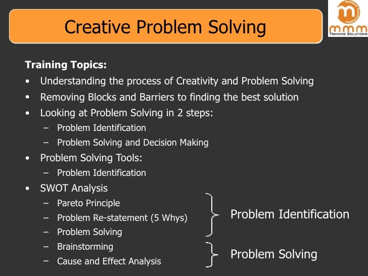 creative problem solving techniques training creative problem solving techniques training