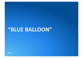 “BLUE	
  BALLOON”	
  
 