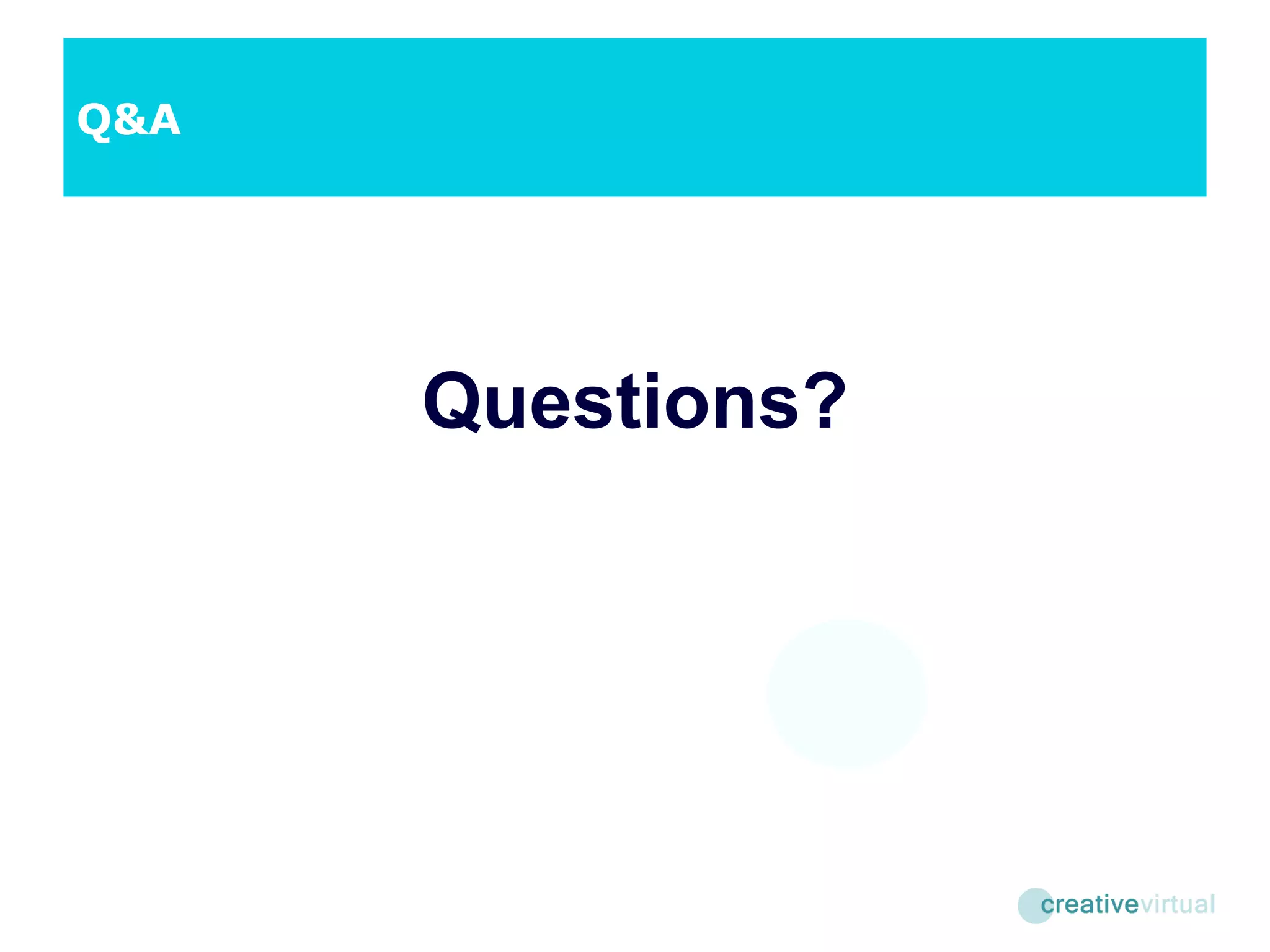 Q&A Questions? 