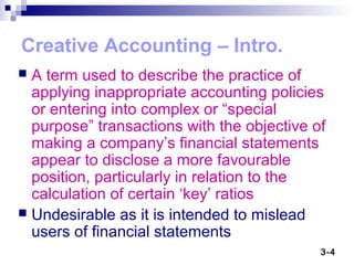 Creative accounting | PPT