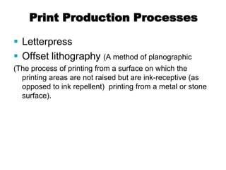 Planographic Process Example Creative advertising | PPTX