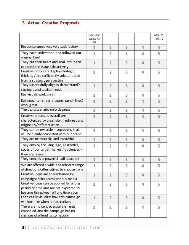 agency pitch template creative agency evaluation form agency pitch template creative agency evaluation form