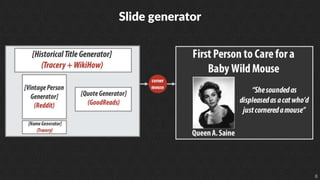 8
Slide generator
 