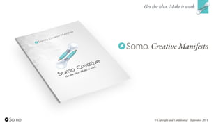 Get the idea. Make it work.
© Copyright and Confidential September 2014
 