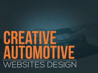 Creative Automotive Websites Design