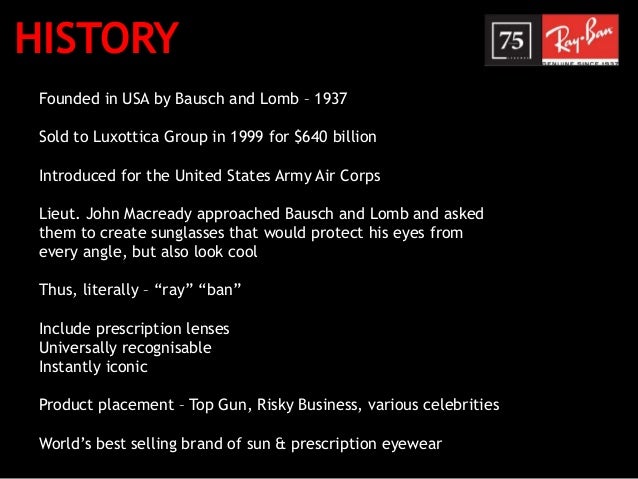 ray ban brand identity ray ban brand identity