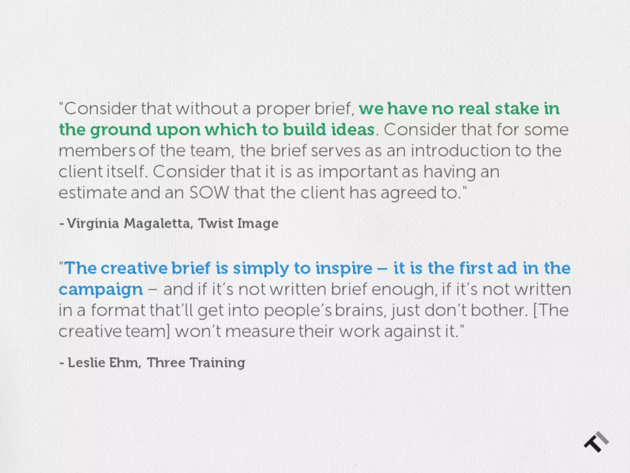 The Creative Brief: A Research Project