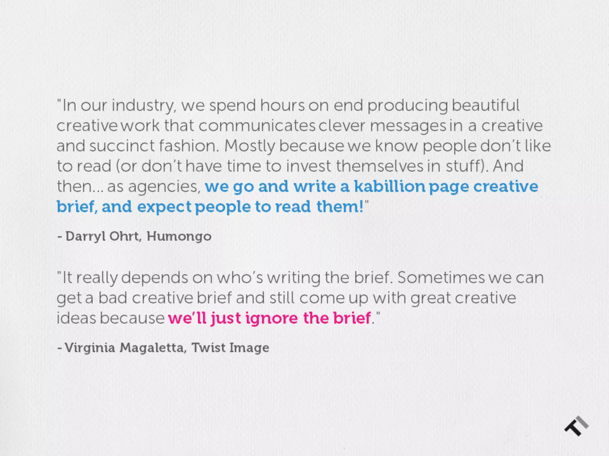 The Creative Brief: A Research Project