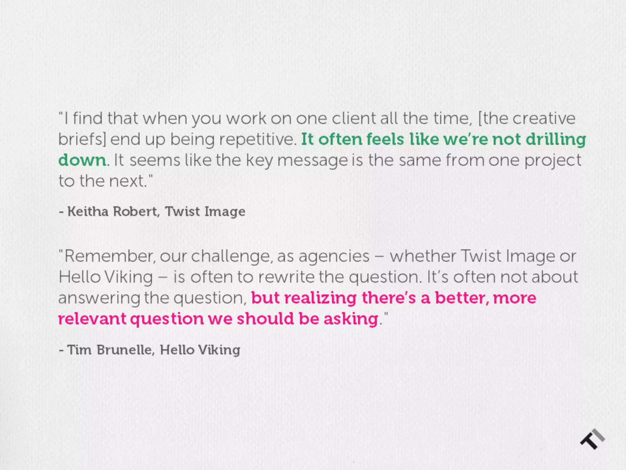 The Creative Brief: A Research Project