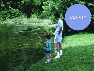 Clarity?  <ul><li>Fishing analogy </li></ul>CLARITY 