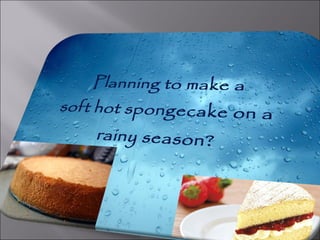 Sponge cake recipe