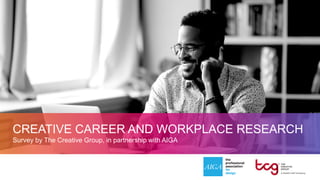 CREATIVE CAREER AND WORKPLACE RESEARCH
Survey by The Creative Group, in partnership with AIGA
 