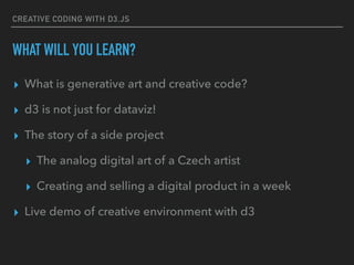 Creative coding with d3.js