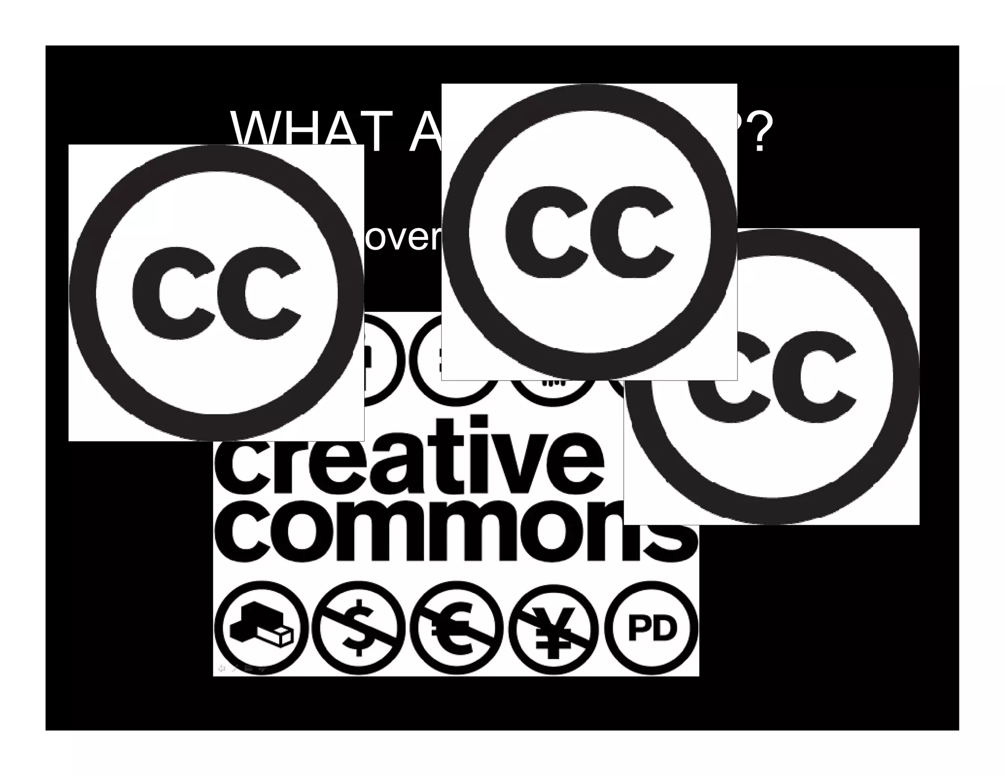 WHAT ARE CC?????
Signs used all over the world
 