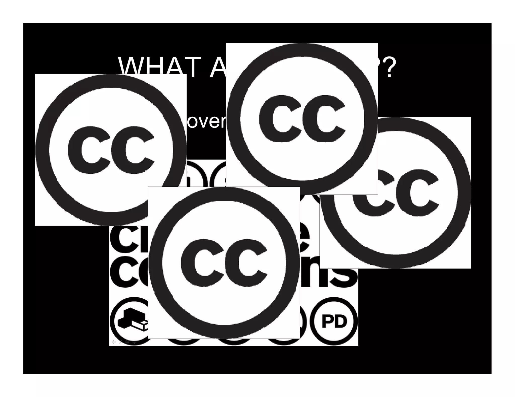 WHAT ARE CC?????
Signs used all over the world
 