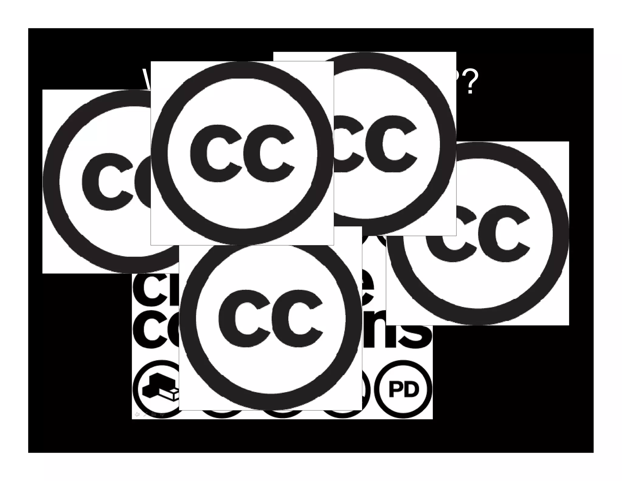 WHAT ARE CC?????
Signs used all over the world
 