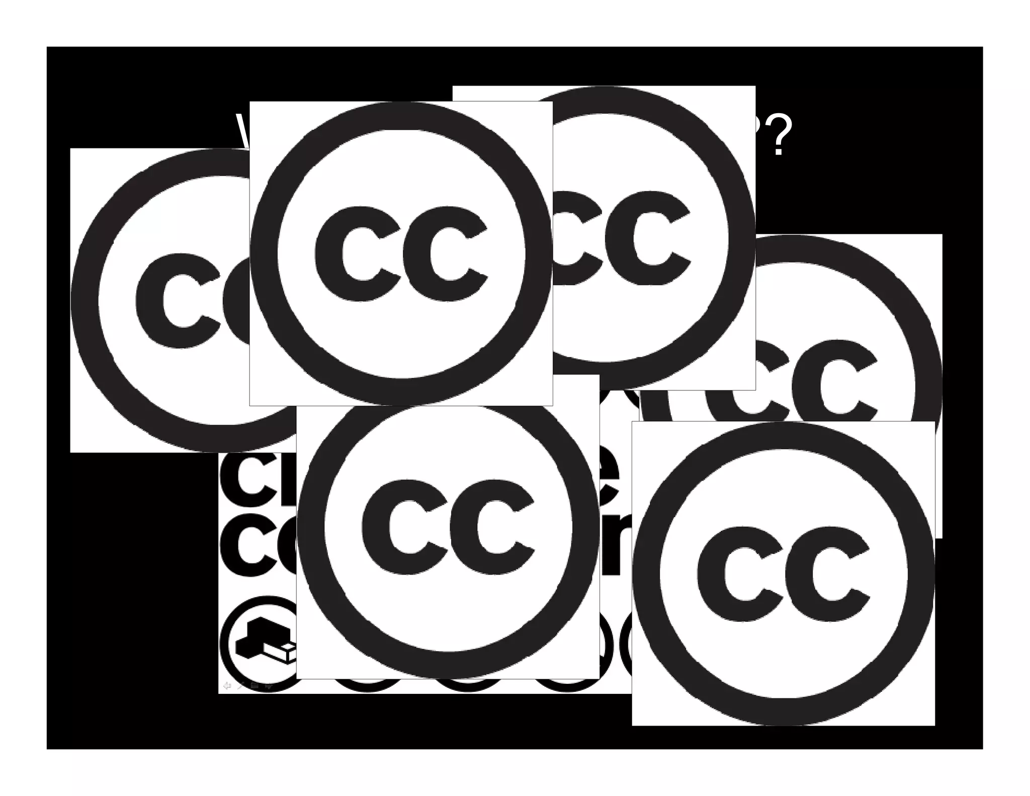 WHAT ARE CC?????
Signs used all over the world
 