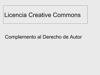 Licencia Creative Commons
Complemento al Derecho de Autor

 