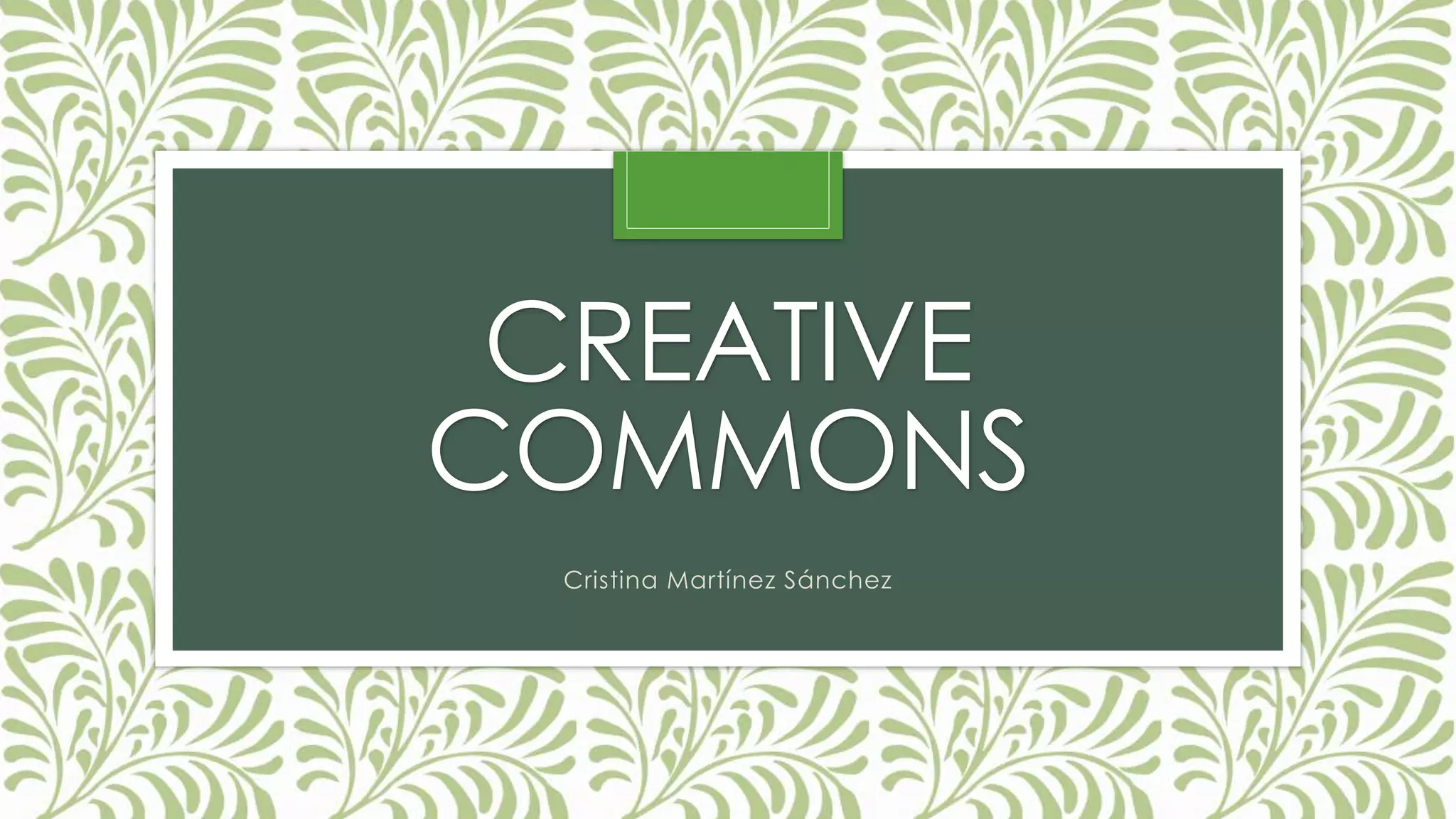 Creative commons | PPT