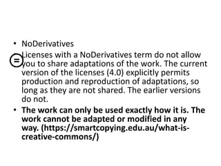 Creative commons-ppt draft. Only for Creative Commons licence testing ...