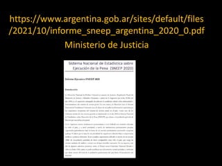 https://www.argentina.gob.ar/sites/default/files
/2021/10/informe_sneep_argentina_2020_0.pdf
Ministerio de Justicia
 