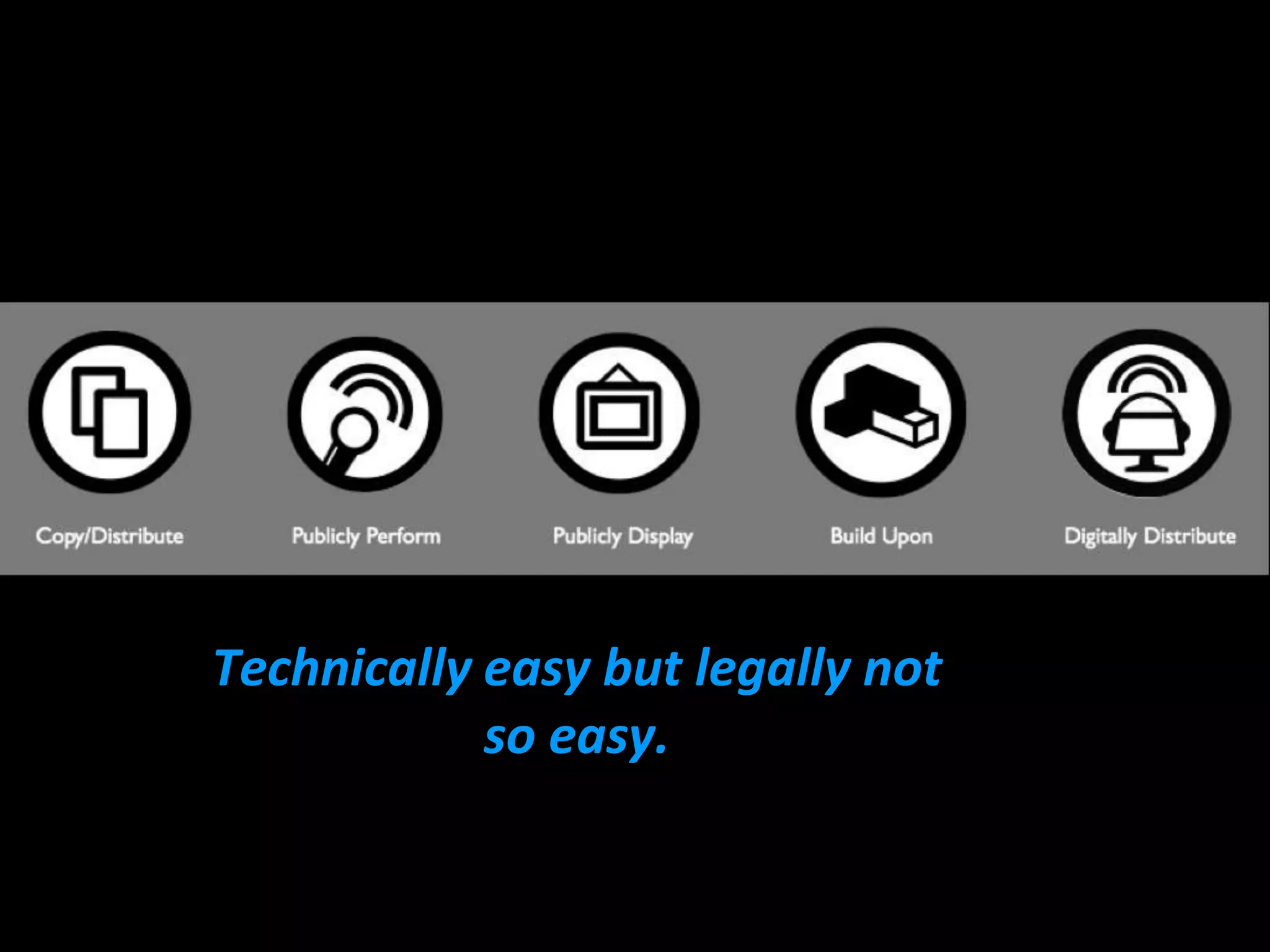 Technically easy but legally not 
so easy. 
 