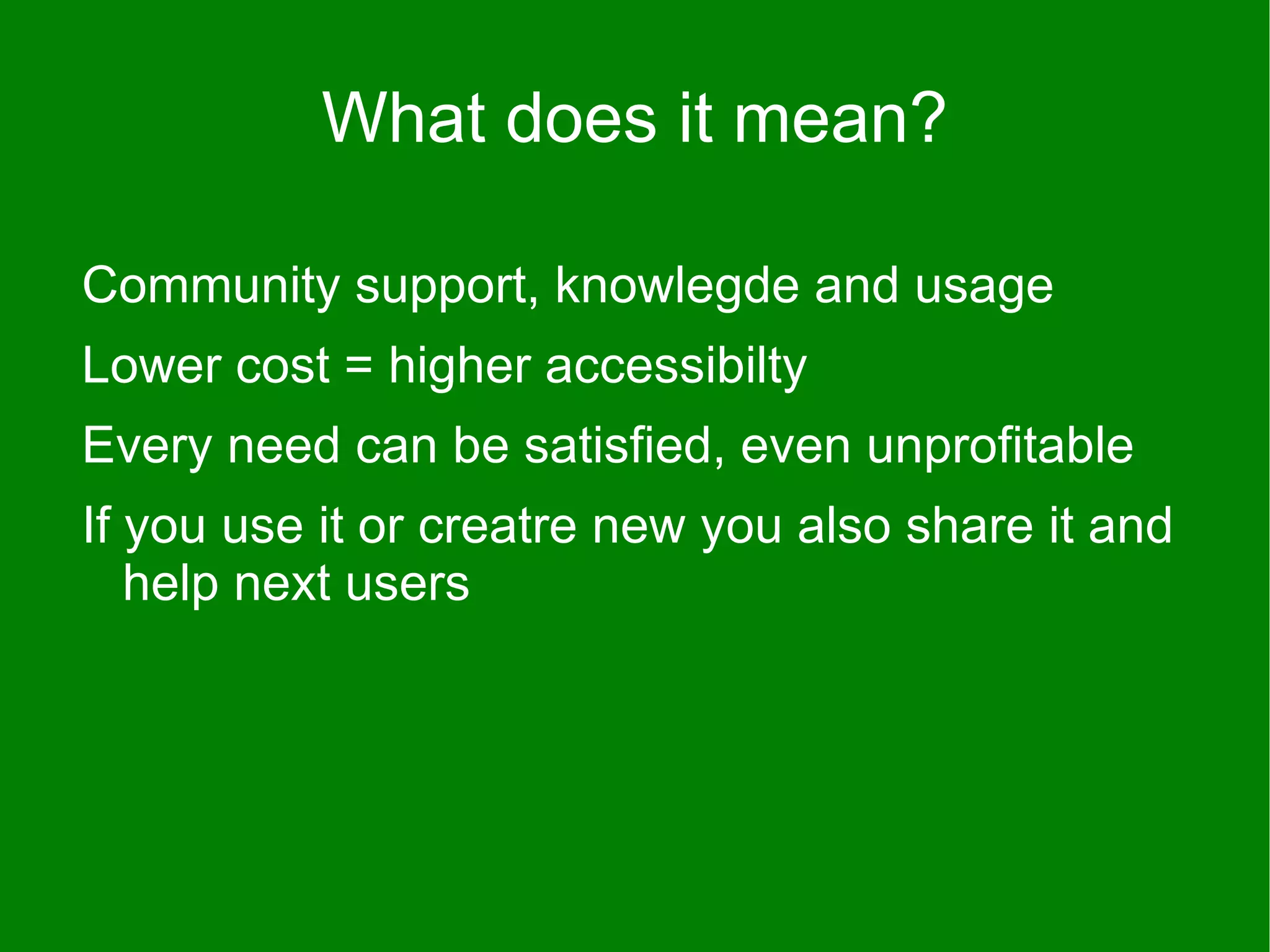 Open source Not just programming tools and code 