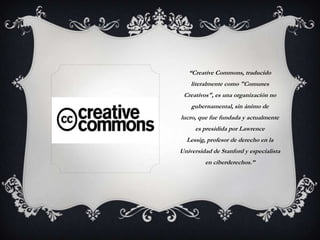 Creative commons informatica
