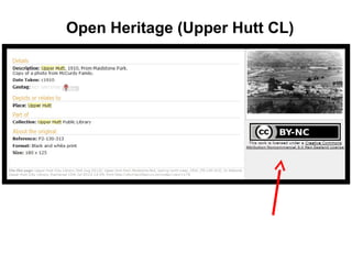 Open Heritage (Upper Hutt CL)
 
