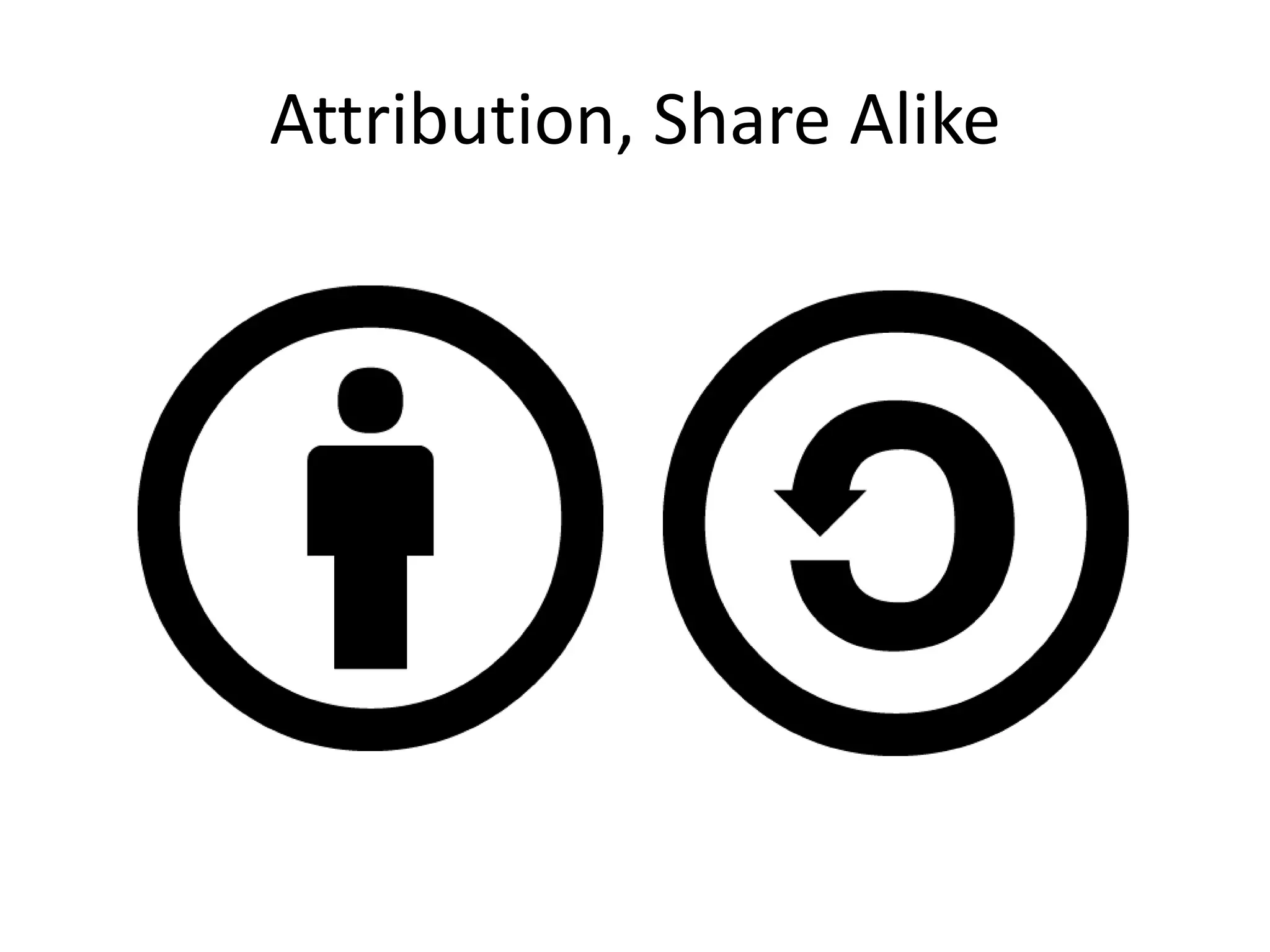 Attribution, Share Alike