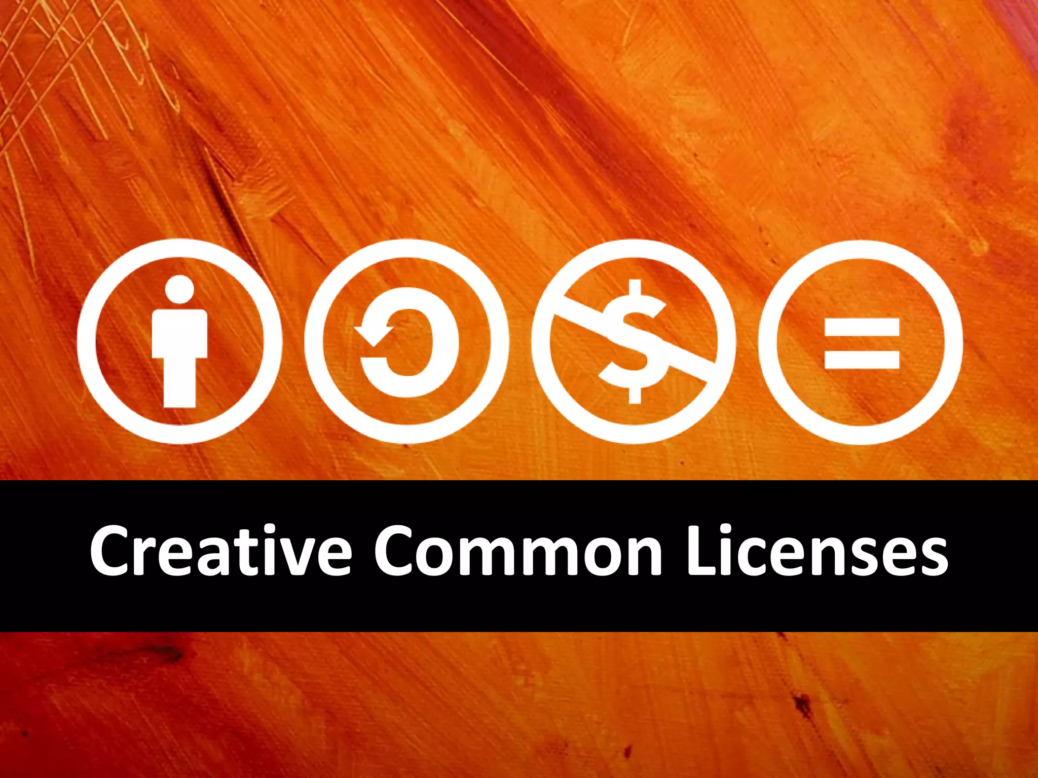 Creative Commons Licenses Pptx Creative Commons Licenses Pptx