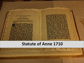 Statute of Anne 1710 