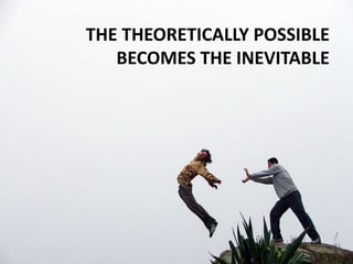 The theoretically possible becomes the inevitable<br />