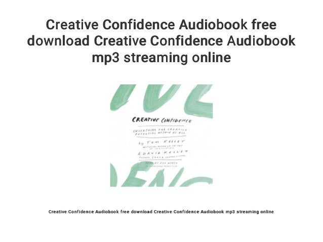 creative confidence book pdf download